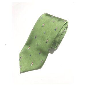 Polo Ralph LaurenTie 100% Silk Hand Made in Italy w/Nautical Motif - NWOT